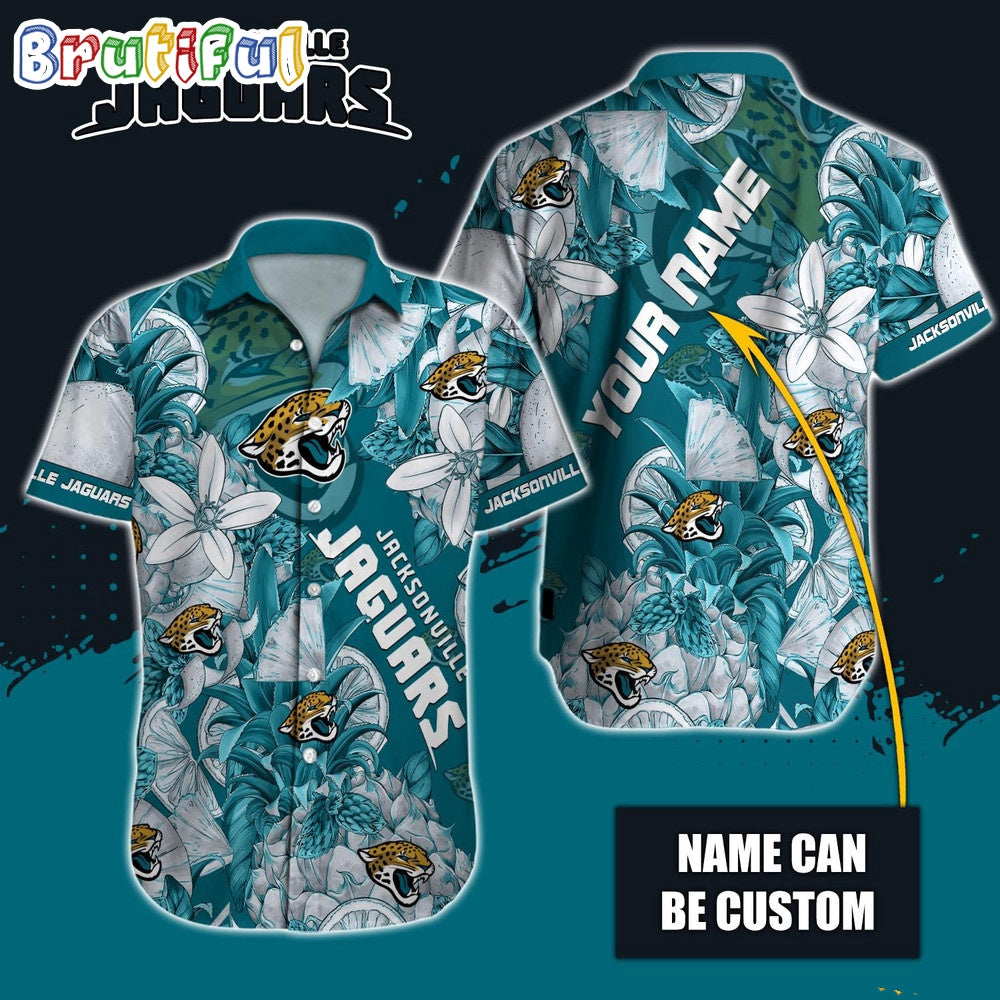 Personalized NFL Jacksonville Jaguars Hawaiian Shirt Special Tropical Fruit Aloha Shirt