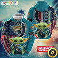 Personalized NFL Jacksonville Jaguars Hoodie Baby Yoda Unisex Hoodie For Fans