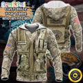 Personalized NFL Jacksonville Jaguars Hoodie Camo Military Hoodie