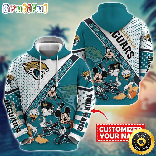 Personalized NFL Jacksonville Jaguars Hoodie Character Cartoon Movie Unisex Hoodie