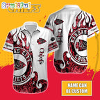 Personalized NFL Kansas City Chiefs Hawaiian Shirt Special Realtree Hunting Design Aloha Shirt