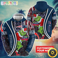 Personalized NFL New England Patriots Hoodie Grinch Unisex Hoodie