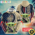 Personalized NFL New Orleans Saints Hoodie Baby Yoda Unisex Hoodie For Fans