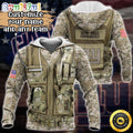 Personalized NFL New York Giants Hoodie Camo Military Hoodie