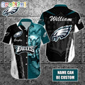 Personalized NFL Philadelphia Eagles Hawaiian Shirt Special Half Tone Mascot Aloha Shirt