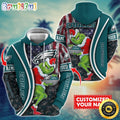 Personalized NFL Philadelphia Eagles Hoodie Grinch Unisex Hoodie
