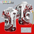 Personalized NFL Tampa Bay Buccaneers Hawaiian Shirt Special Realtree Hunting Design Aloha Shirt