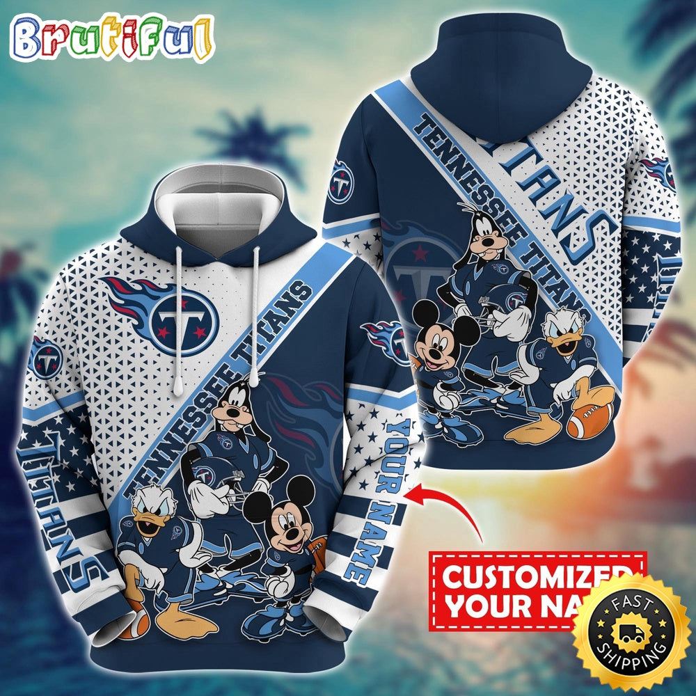 Personalized NFL Tennessee Titans Hoodie Character Cartoon Movie Unisex Hoodie