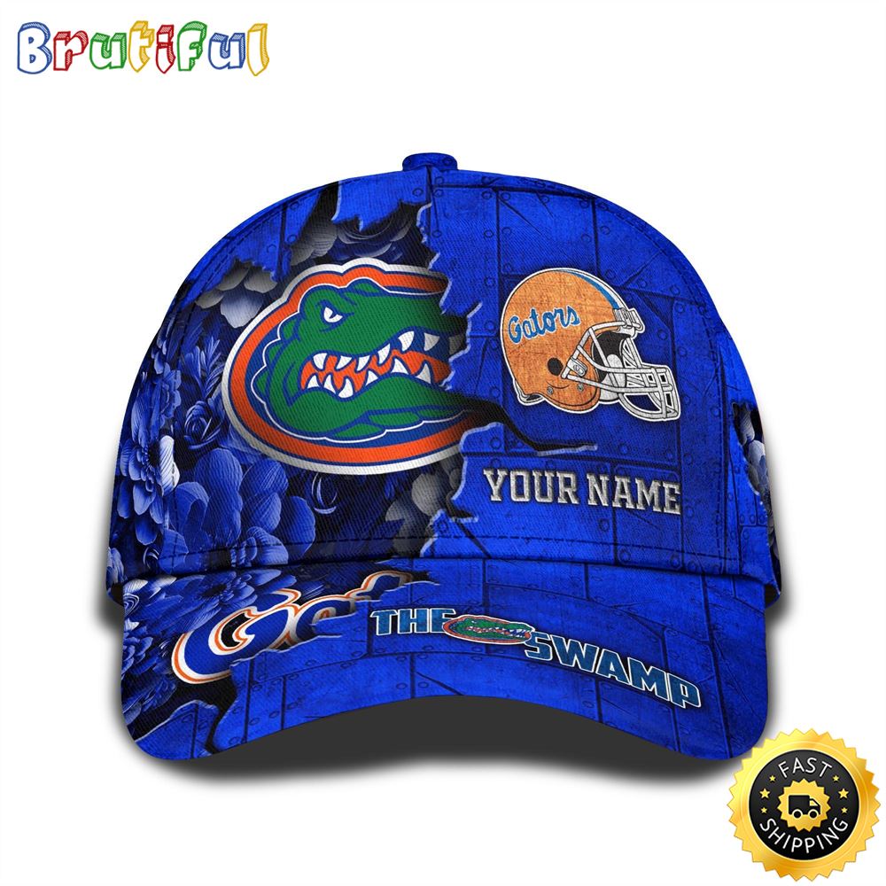 Personalized NCAA Florida Gators All Over Print BaseBall Cap Show Your Pride