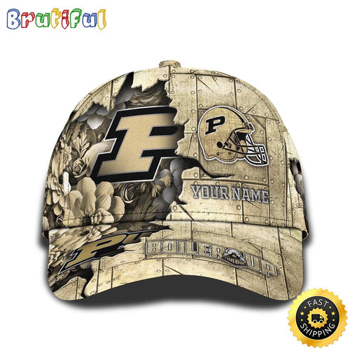 Personalized NCAA Purdue Boilermakers All Over Print Baseball Cap Show Your Pride