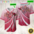 Personalized NFL Arizona Cardinals Baseball Jersey Mascot Art