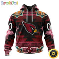 Personalized NFL Arizona Cardinals Hoodie Special Native Costume Design 3D Hoodie Unisex Hoodie