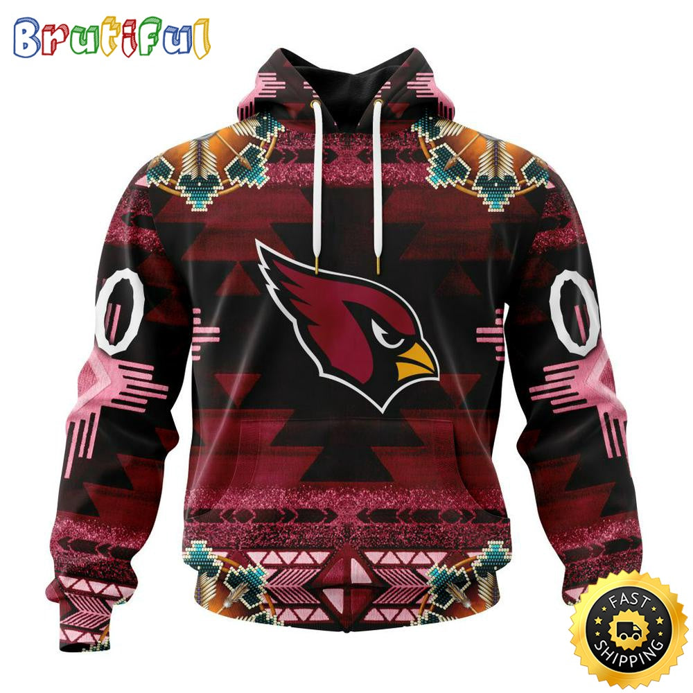 Personalized NFL Arizona Cardinals Hoodie Special Native Costume Design 3D Hoodie Unisex Hoodie