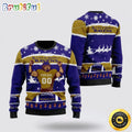 Personalized NFL Baltimore Ravens All I Need For Christmas Ugly Christmas Sweater Perfect Gift For Football Fans