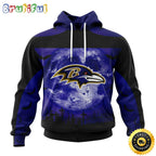 Personalized NFL Baltimore Ravens Hoodie Specialized Halloween Concepts Kits 3D Hoodie Unisex Hoodie