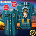 Personalized NFL Jacksonville Jaguars Baseball Jersey Mickey Mouse