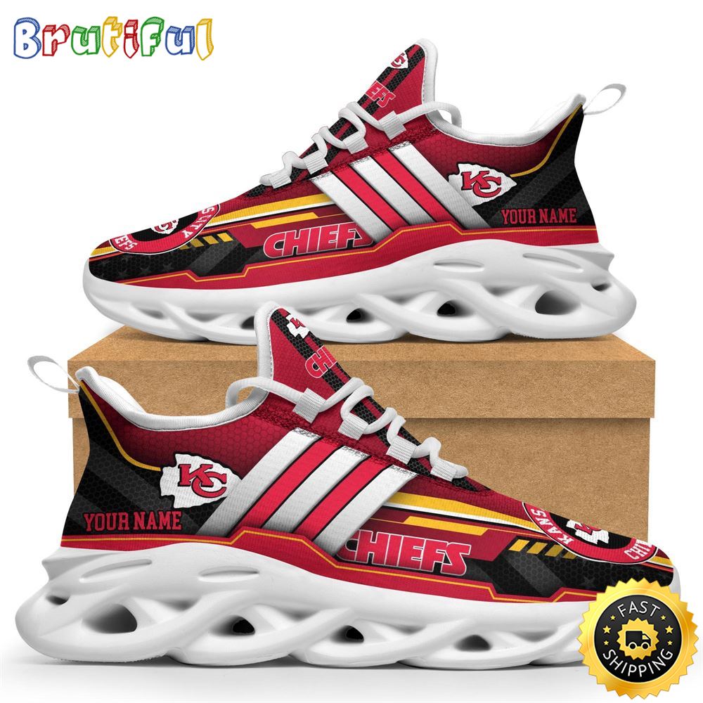 Personalized NFL Kansas City Chiefs Sneaker Max Soul Shoes The Perfect sports Gift For Fans