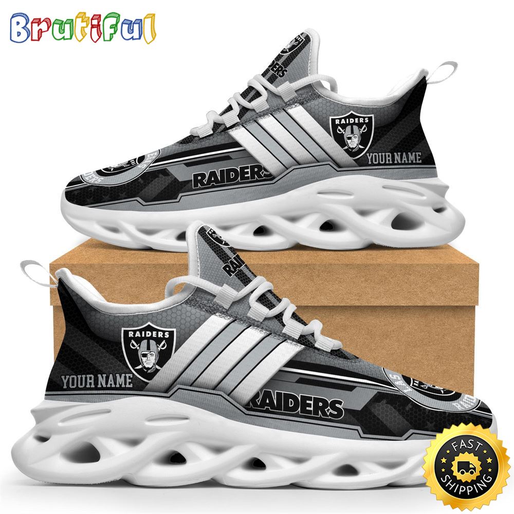Personalized NFL Las Vegas Raiders Sneaker Max Soul Shoes The Perfect sports Gift For Fans