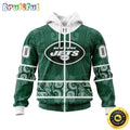 Personalized NFL New York Jets All Over Print Zip Hoodie 3D Specialized Native With Samoa Culture Unisex Hoodie