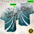 Personalized NFL Philadelphia Eagles Baseball Jersey Mascot Art