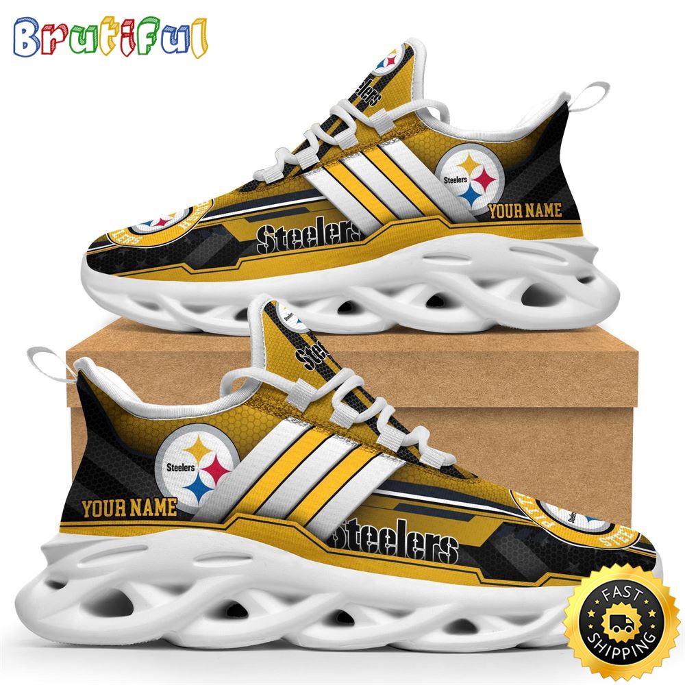 Personalized NFL Pittsburgh Steelers Sneaker Max Soul Shoes The Perfect sports Gift For Fans