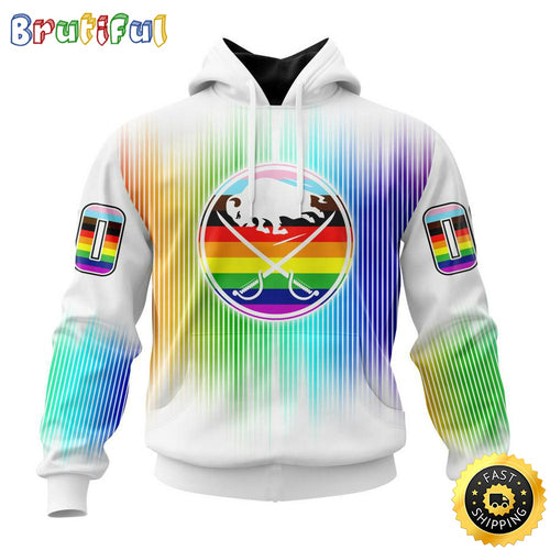 Personalized NHL Buffalo Sabres Hoodie Special Design For Pride Month All Over Print 3D Hoodie Unisex Hoodie Tshirt