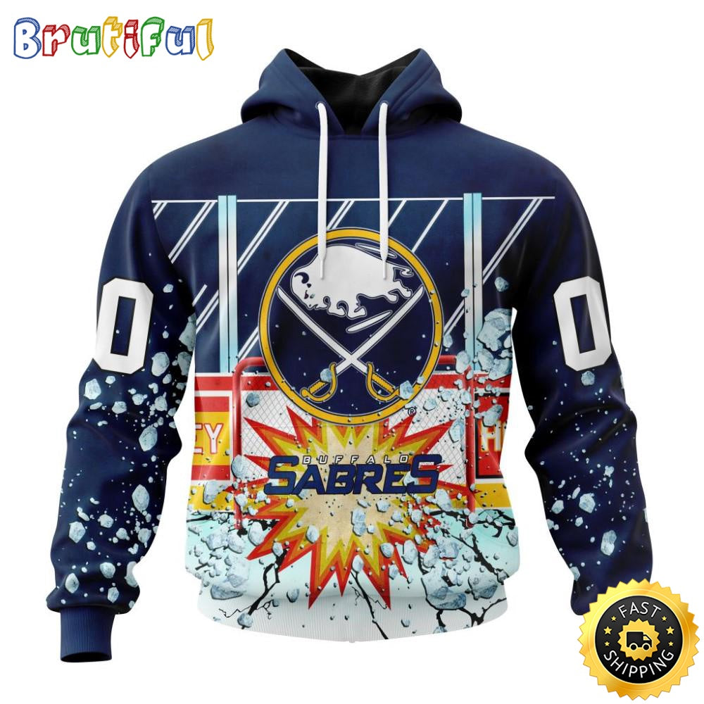 Personalized NHL Buffalo Sabres Hoodie With Ice Hockey Arena 3D Hoodie Unisex Tshirt Hoodie