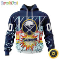 Personalized NHL Buffalo Sabres Hoodie With Ice Hockey Arena 3D Hoodie Unisex Tshirt Hoodie