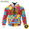 Personalized NHL Chicago Blackhawks Special Autism Awareness Month All Over Print 3D Hoodie Unisex Hoodie