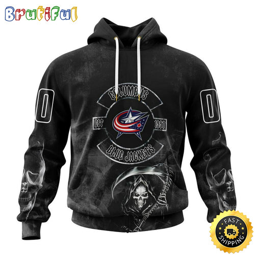 Personalized NHL Columbus Blue Jackets Hoodie Specialized Kits For Rock Night All Over Print 3D Hoodie Unisex Hoodie Tshirt