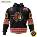 Personalized NHL Ottawa Senators Hoodie Jersey Hockey For All Diwali Festival All Over Print 3D Hoodie Unisex Hoodie Tshirt