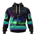 Personalized NHL St. Louis Blues Hoodie Special Design With Northern Lights All Over Print 3D Hoodie Unisex