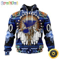 Personalized NHL St. Louis Blues Hoodie Special Native Costume Design 3D Hoodie Unisex Tshirt Hoodie