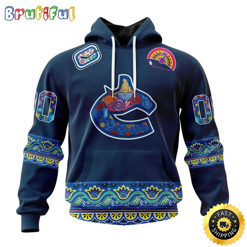 Personalized NHL Vancouver Canucks Hoodie Jersey Hockey For All Diwali Festival All Over Print 3D Hoodie Unisex Hoodie Tshirt