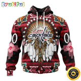 Personalized NHL Washington Capitals Hoodie Special Native Costume Design 3D Hoodie Unisex Tshirt Hoodie