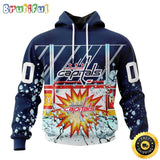 Personalized NHL Washington Capitals Hoodie With Ice Hockey Arena 3D Hoodie Unisex Tshirt Hoodie