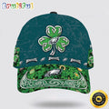Personalized Philadelphia Eagles St Patrick Day All Over Print Baseball Cap