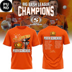 Perth Scorchers Big Bash League 15 Champions Hoodie Shirt