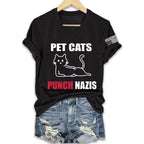 Pet Cats Punch Nazis Shirt