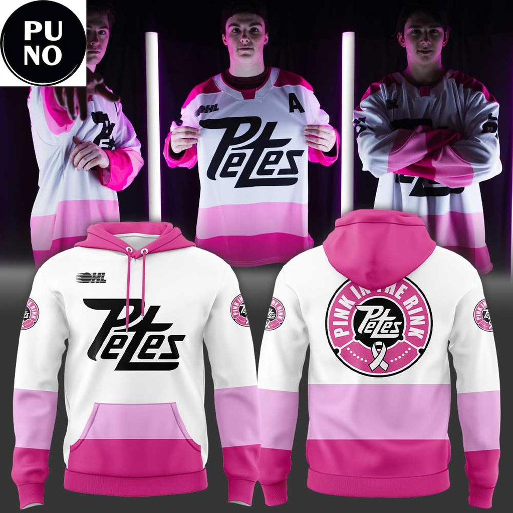 Peterborough Petes Pink In The Rink 2026 Hoodie