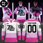 Peterborough Petes Pink In The Rink 2026 Personalized Hockey Jersey