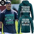 Philadelphia Eagles 2026 Tough Detailed Together Hoodie T-Shirt