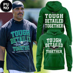 Philadelphia Eagles 2026 Tough Detailed Together Hoodie T-Shirt