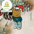 Philadelphia Eagles Chill Guy NFL Acrylic Christmas Tree Decoration Ornament