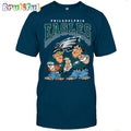 Philadelphia Eagles Flintstones Football T Shirt