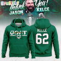 Philadelphia Eagles Goatv Jason Kelce 62 Nfl All Over Print Hoodie