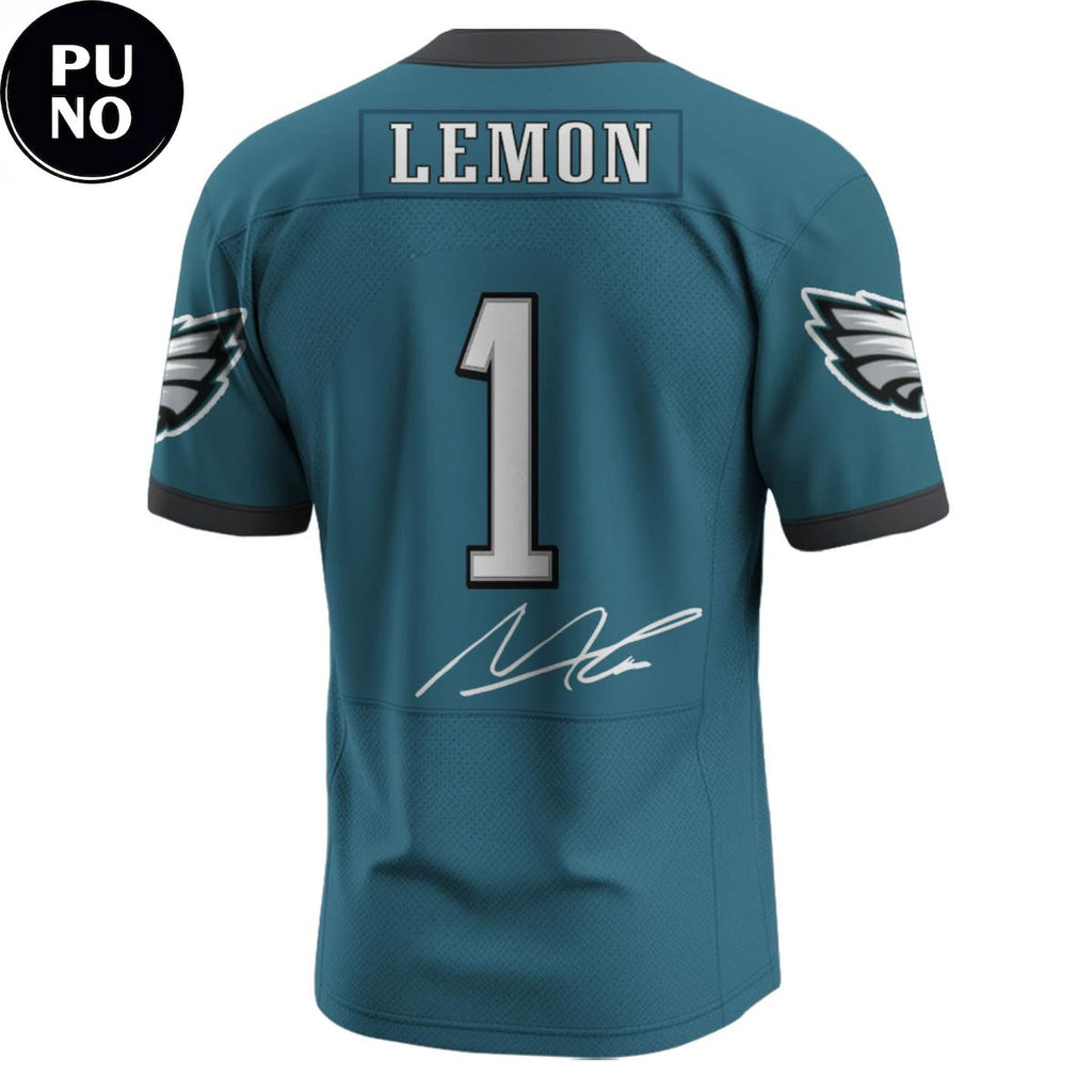 Philadelphia Eagles Makai Lemon #1 NFL Draft First Round Pick 2026 Football Jersey