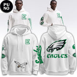 Philadelphia Eagles NFL White Iconic 2026 Hoodie Shirt