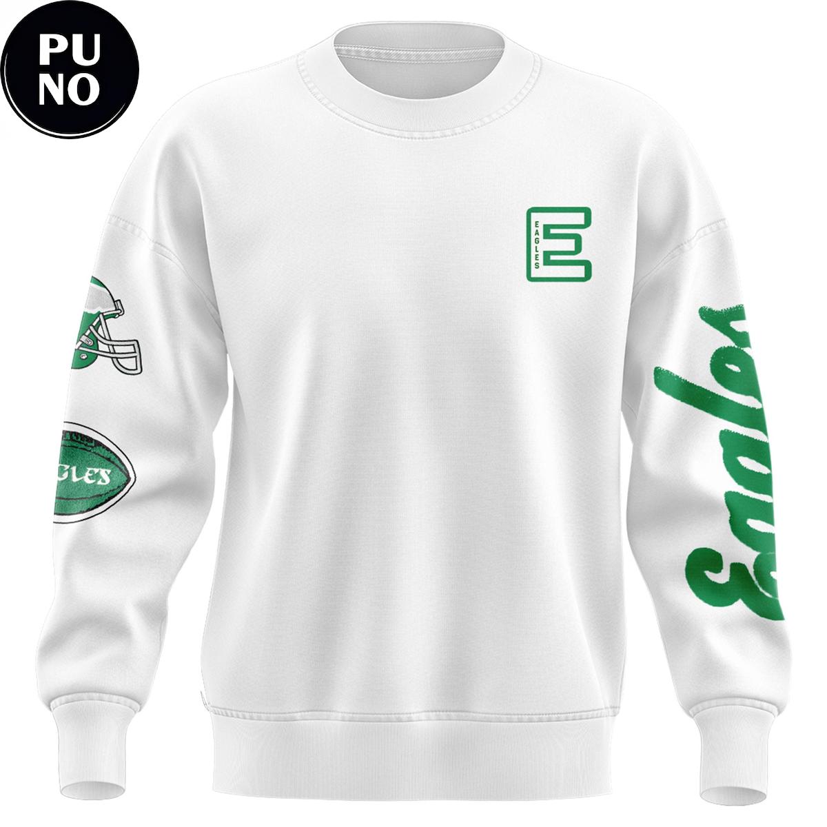 Philadelphia Eagles NFL White Iconic 2026 Hoodie Shirt