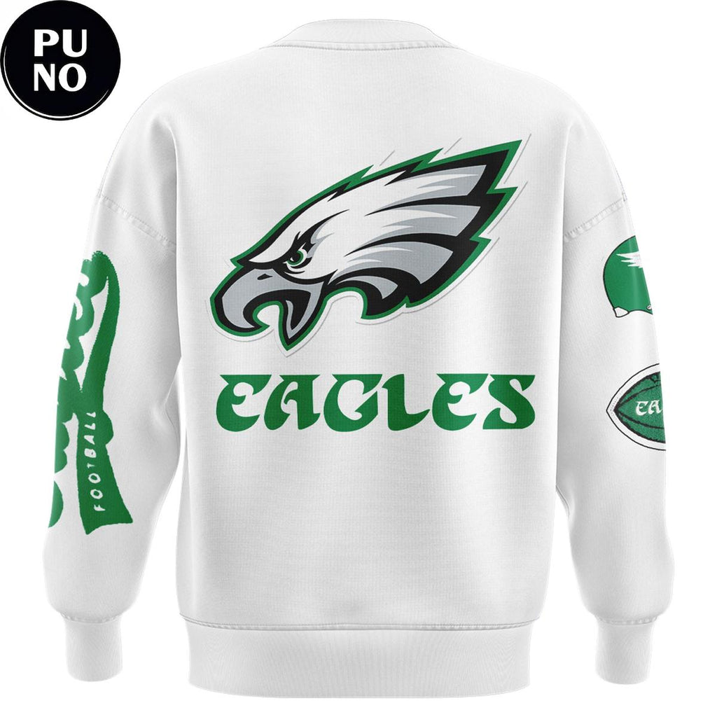 Philadelphia Eagles NFL White Iconic 2026 Hoodie Shirt